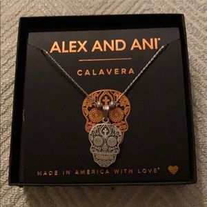 Alex and Ani Calavera Day of the Dead Necklace